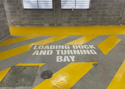 loading dock line marking