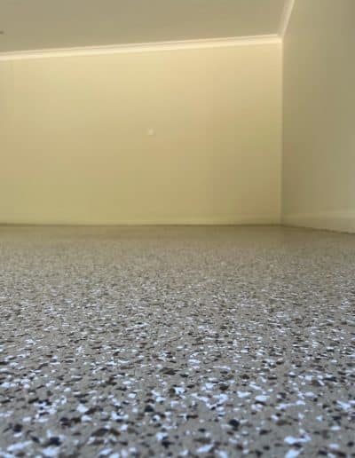 flake epoxy flooring garage