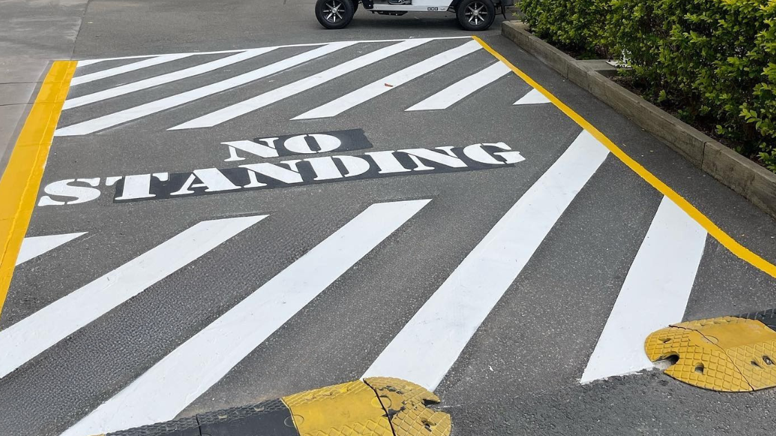 caravan park line marking 1 caravan park line marking