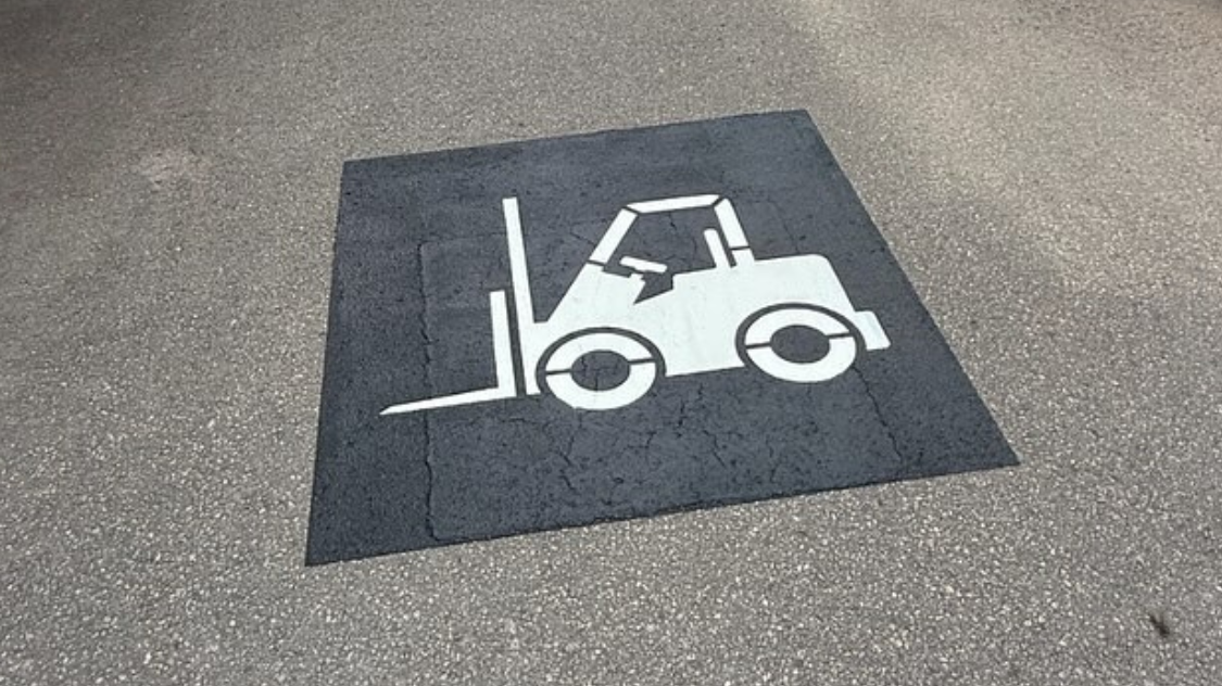 forklift line marking forklift line marking
